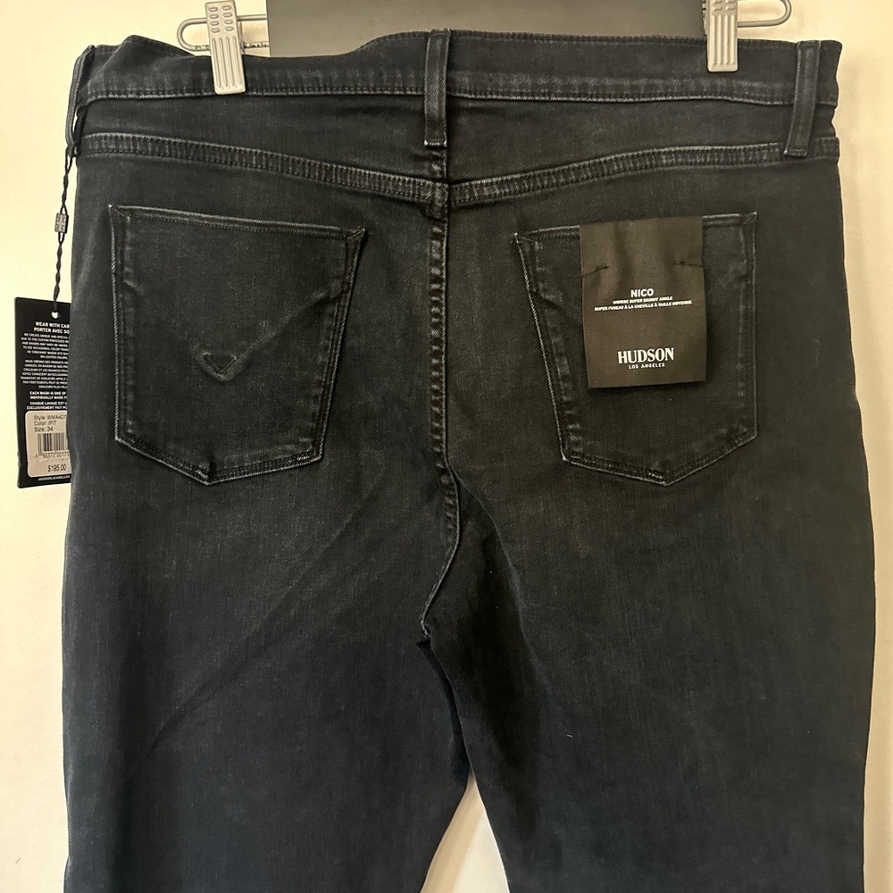 Hudson Nico Mid-rise Super Skinny Ankle Jeans Women Size 34 NWT - Picture 8 of 8